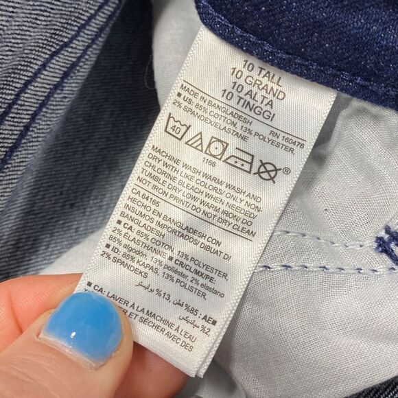 Old Navy Rockstar Super Skinny Ankle Mid-Rise Jeans Size 10T NWT - Picture 5 of 5